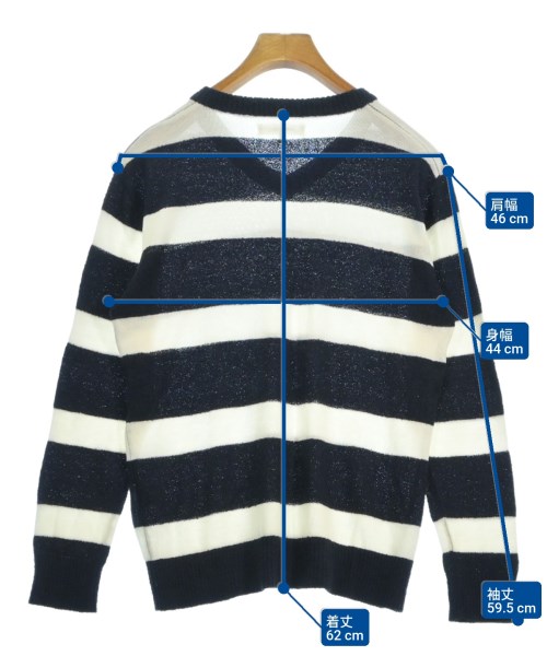 ABAHOUSE ECRU（アバハウスエクリュ）ニット・セーター 紺 サイズ:46(M位) メンズ/2200621133066