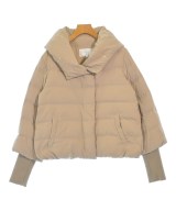 ABAHOUSE ECRU ダウンジャケット/ダウンベスト