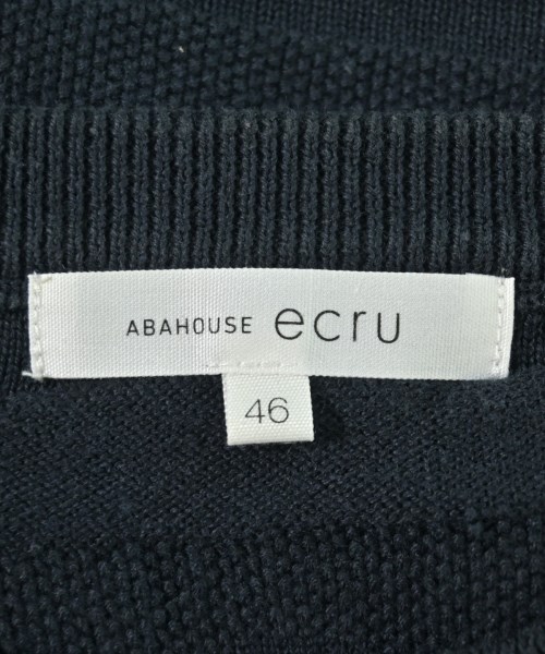 ABAHOUSE ECRU（アバハウスエクリュ）ニット・セーター 紺 サイズ:46(XXL位) レディース/2200713166125