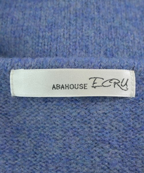 ABAHOUSE ECRU（アバハウスエクリュ）ニット・セーター 青 サイズ:F レディース/2200640232030