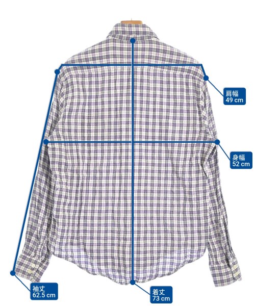 Hartford（ハートフォード）カジュアルシャツ 紫 サイズ:M メンズ/2200626042509