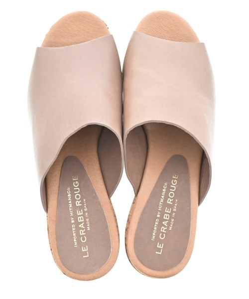 LE CRABE ROUGE（ルクラベルージュ）サンダル 茶 サイズ:EU37(23.5cm位) レディース/2200629959255