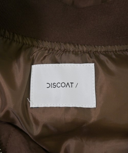 Discoat（ディスコート）ミリタリーブルゾン 茶 サイズ:F メンズ/2200672560019