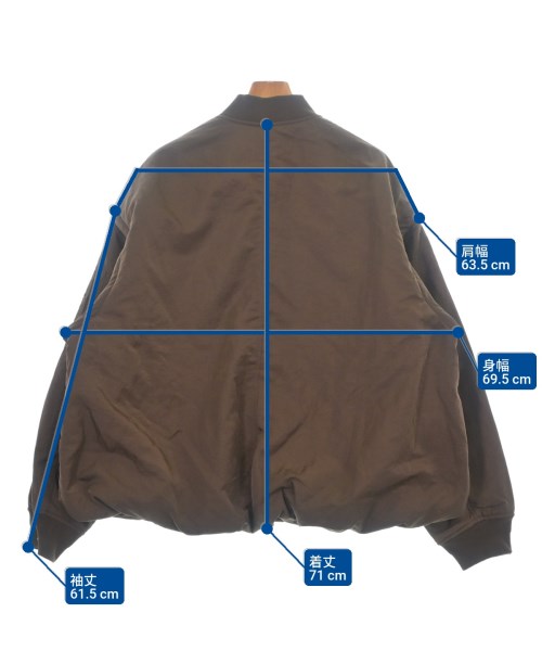 Discoat（ディスコート）ミリタリーブルゾン 茶 サイズ:F メンズ/2200672560019