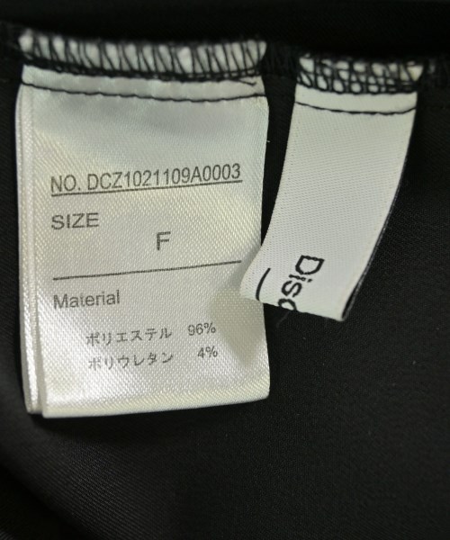 Discoat（ディスコート）ワンピース 黒 サイズ:F レディース/2200676681062