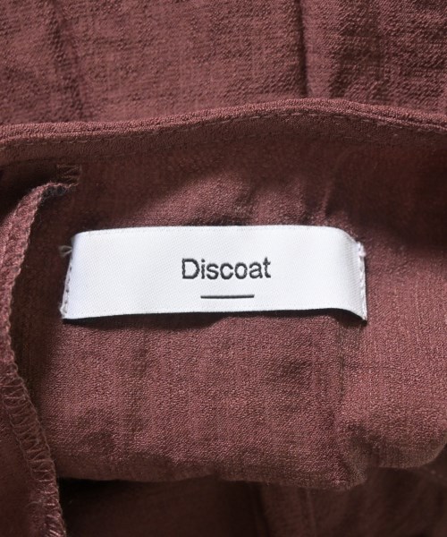 Discoat（ディスコート）ワンピース 茶 サイズ:F レディース/2200710676030