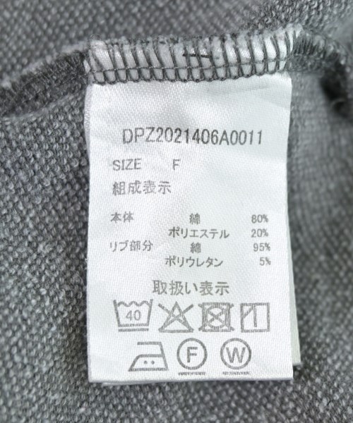 Discoat（ディスコート）Tシャツ・カットソー グレー サイズ:F メンズ/2200704991187