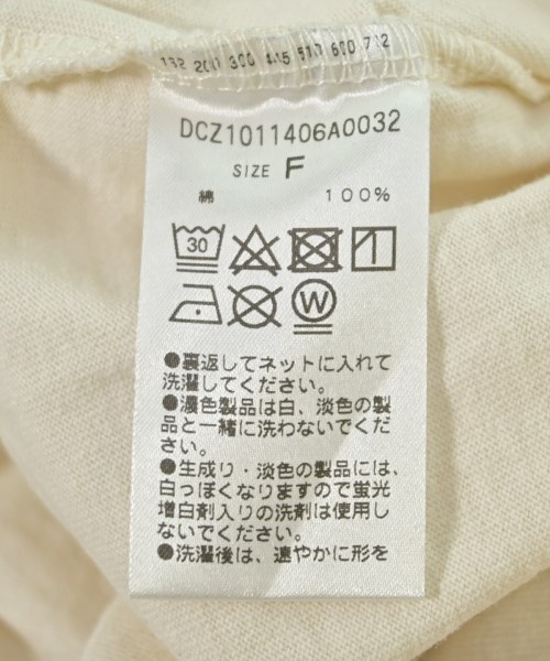 Discoat（ディスコート）Tシャツ・カットソー 白 サイズ:F レディース/2200708050033