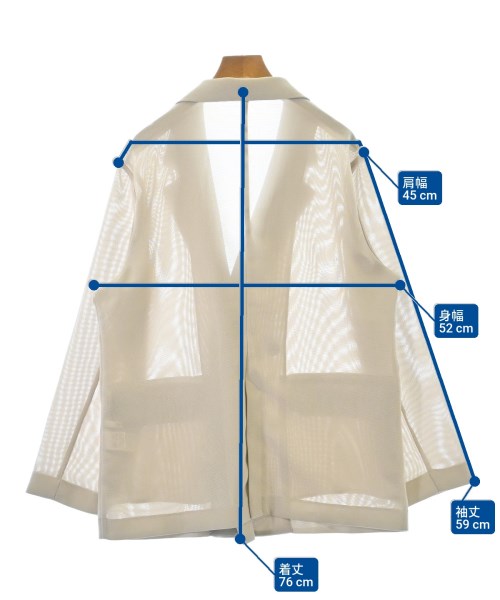 Discoat（ディスコート）カジュアルジャケット ベージュ サイズ:L レディース/2200665161049