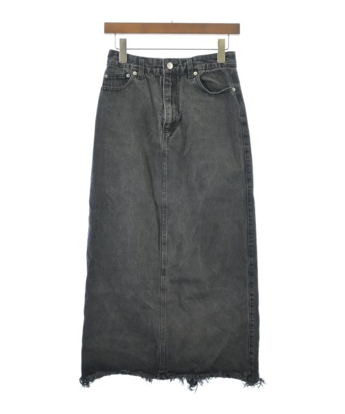 Discoat(ディスコート)ロング・マキシ丈スカート 黒 サイズ:M/2200669420067