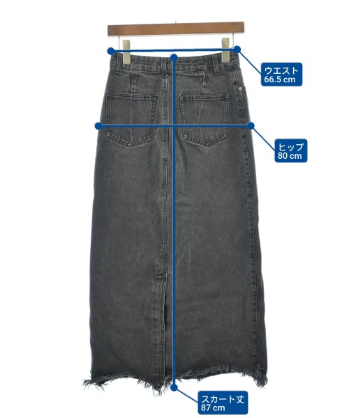 Discoat（ディスコート）ロング・マキシ丈スカート 黒 サイズ:M レディース/2200669420067