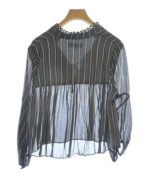 A PIECE APART（アピースアパート）カジュアルシャツ 黒 サイズ:0(XS位) レディース/2200608607115