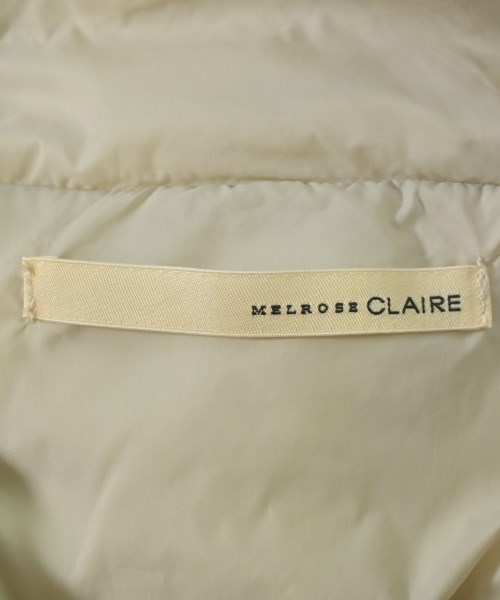 MELROSE CLAIRE（メルローズクレール）ダウンジャケット/ダウンベスト 白 サイズ:-(M位) レディース/2200704791015