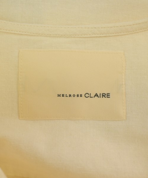 MELROSE CLAIRE（メルローズクレール）カジュアルシャツ 白 サイズ:F レディース/2200683396058