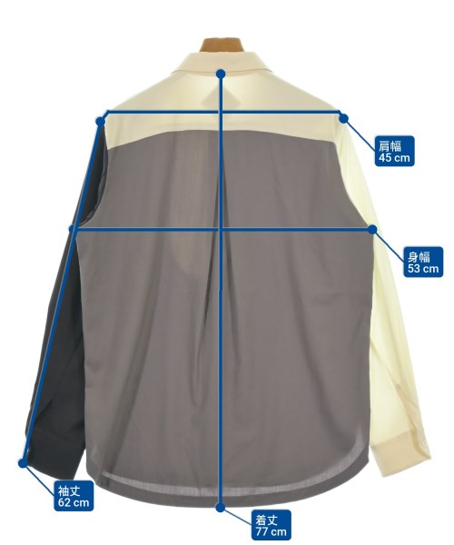 ETHOSENS（エトセンス）カジュアルシャツ 黄 サイズ:-(L位) メンズ/2200679587392
