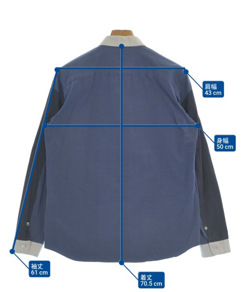 ETHOSENS（エトセンス）カジュアルシャツ 青 サイズ:-(M位) メンズ/2200644240031