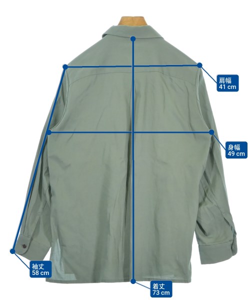 ETHOSENS（エトセンス）カジュアルシャツ 緑 サイズ:-(M位) メンズ/2200659568014