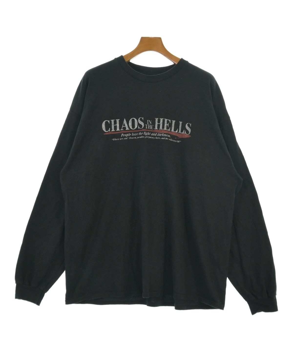 ESSAY（エッセイ）Tシャツ・カットソー 黒 サイズ:3(L位) メンズ