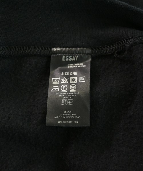 ESSAY（エッセイ）パーカー 黒 サイズ:ONE メンズ/2200617520016
