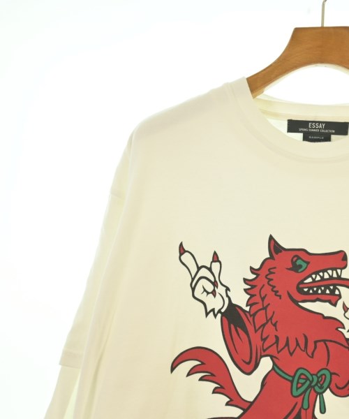 ESSAY（エッセイ）Tシャツ・カットソー 白 サイズ:3(L位) メンズ/2200617520047