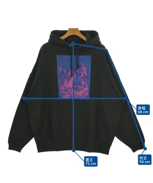 ESSAY（エッセイ）パーカー 黒 サイズ:-(XXL位) メンズ/2200617520061