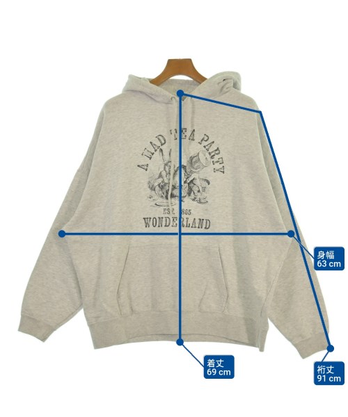 ESSAY（エッセイ）パーカー グレー サイズ:3(L位) メンズ/2200617520115