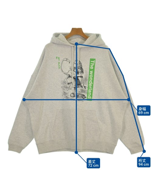 ESSAY（エッセイ）パーカー グレー サイズ:-(XXL位) メンズ/2200617520139