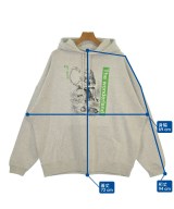 ESSAY（エッセイ）パーカー グレー サイズ:-(XXL位) メンズ/2200617520139