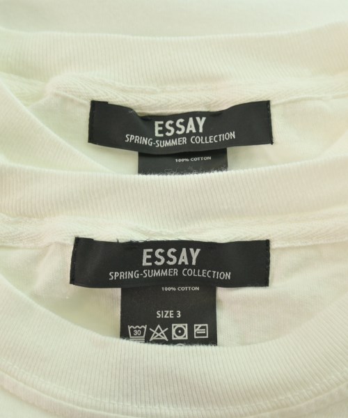 ESSAY（エッセイ）Tシャツ・カットソー 白 サイズ:3/3(L位) メンズ/2200617520245