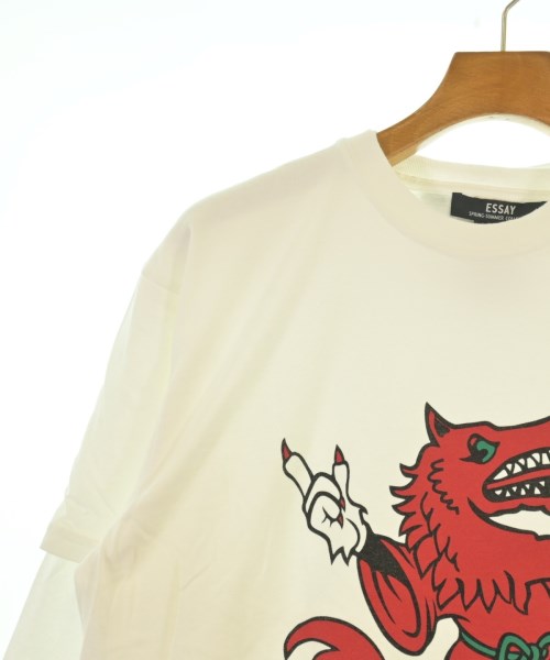ESSAY（エッセイ）Tシャツ・カットソー 白 サイズ:2/2(M位) メンズ/2200617520252