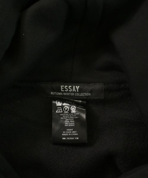 ESSAY（エッセイ）パーカー 黒 サイズ:3(L位) メンズ/2200617520269