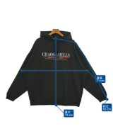 ESSAY（エッセイ）パーカー 黒 サイズ:3(L位) メンズ/2200617520269