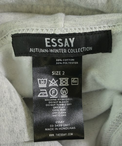 ESSAY（エッセイ）パーカー グレー サイズ:2(M位) メンズ/2200617520283