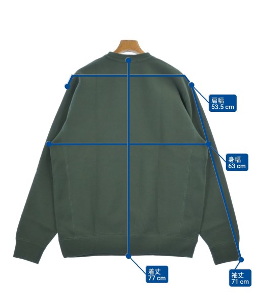 ESSAY（エッセイ）スウェット 緑 サイズ:3(L位) メンズ/2200617520320