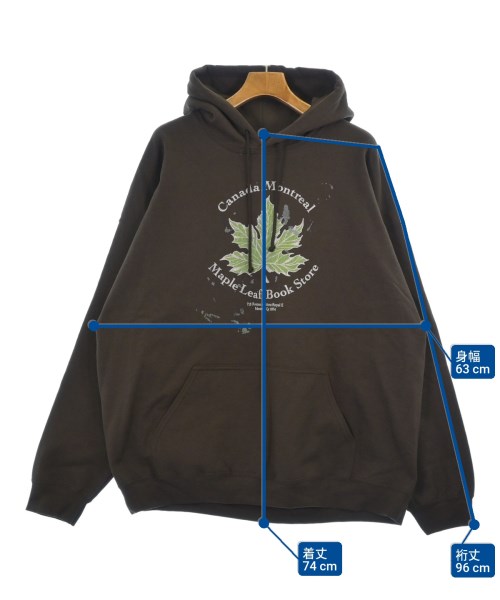 ESSAY（エッセイ）パーカー 茶 サイズ:3(L位) メンズ/2200617520351