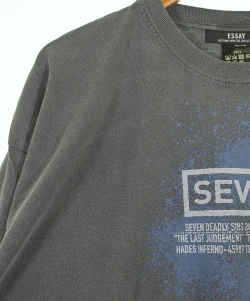 ESSAY（エッセイ）Tシャツ・カットソー グレー サイズ:3(L位) メンズ/2200617520375