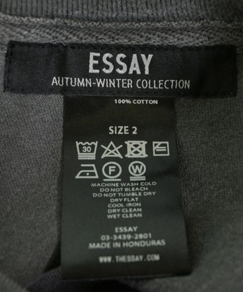 ESSAY（エッセイ）Tシャツ・カットソー グレー サイズ:2(M位) メンズ/2200617520382