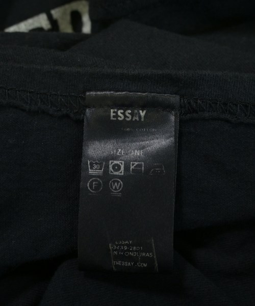 ESSAY（エッセイ）Tシャツ・カットソー 黒 サイズ:ONE メンズ/2200625951086