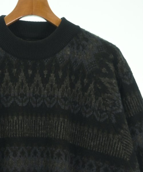 ESSAY（エッセイ）ニット・セーター 黒 サイズ:S メンズ/2200620249010