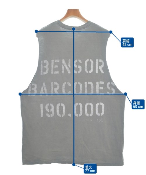 ESSAY（エッセイ）タンクトップ グレー サイズ:F メンズ/2200679197010