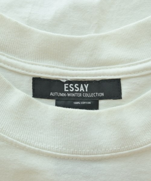 ESSAY（エッセイ）Tシャツ・カットソー 白 サイズ:3(L位) メンズ/2200693637059