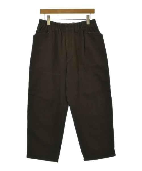 ESSAY(エッセイ)クロップドパンツ 茶 サイズ:S/2200656609048