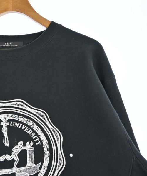ESSAY（エッセイ）スウェット 黒 サイズ:3(L位) メンズ/2200651038010
