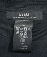 ESSAY（エッセイ）Tシャツ・カットソー 黒 サイズ:2(M位) メンズ/2200651038027