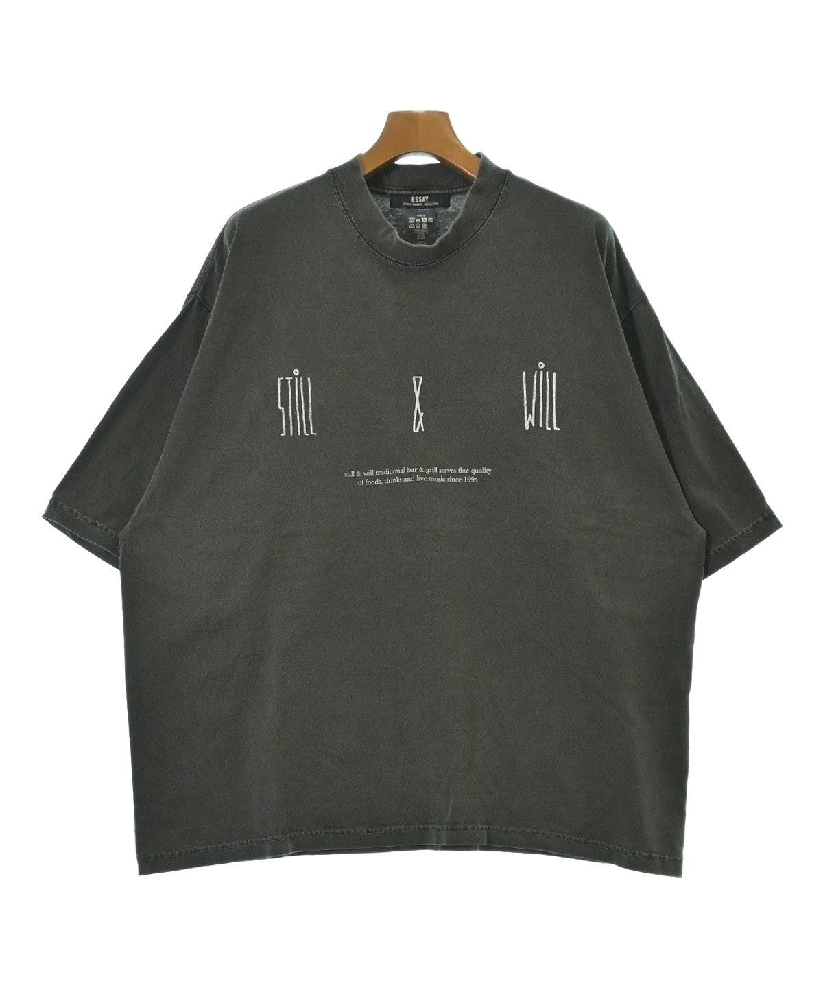 ESSAY（エッセイ）Tシャツ・カットソー グレー サイズ:2(M位) メンズ