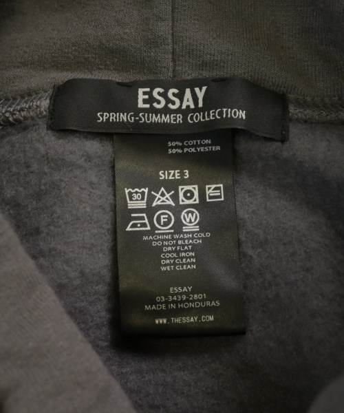 ESSAY（エッセイ）パーカー グレー サイズ:3(L位) メンズ/2200667011113