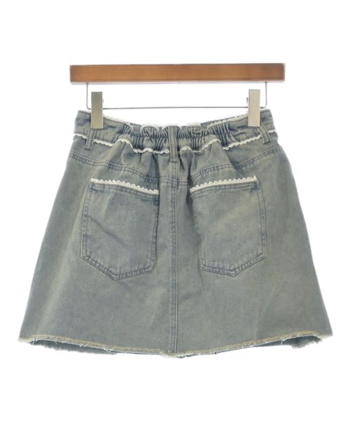 one after another NICE CLAUP（ワンアフターアナザーナイスクラップ）ミニスカート 青 サイズ:F レディース/2200633657154