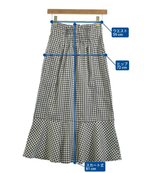 one after another NICE CLAUP（ワンアフターアナザーナイスクラップ）ロング・マキシ丈スカート 黒 サイズ:F レディース/2200618010189