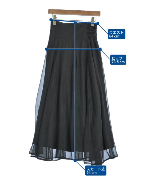 one after another NICE CLAUP（ワンアフターアナザーナイスクラップ）ロング・マキシ丈スカート 黒 サイズ:M レディース/2200613664042