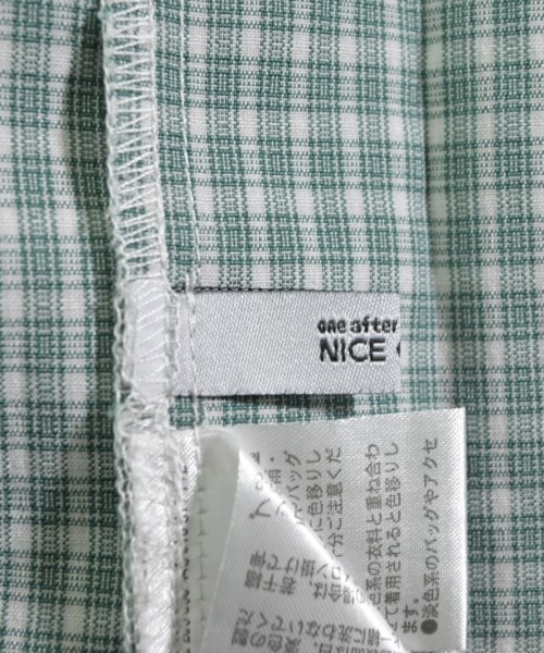 one after another NICE CLAUP（ワンアフターアナザーナイスクラップ）ブラウス 緑 サイズ:F レディース/2200619110031